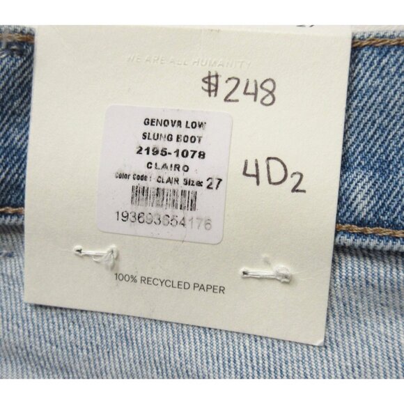 NWT Citizens of Humanity Genova in Clairo Low Slung Boot Bootcut Jeans 27 - Picture 3 of 10